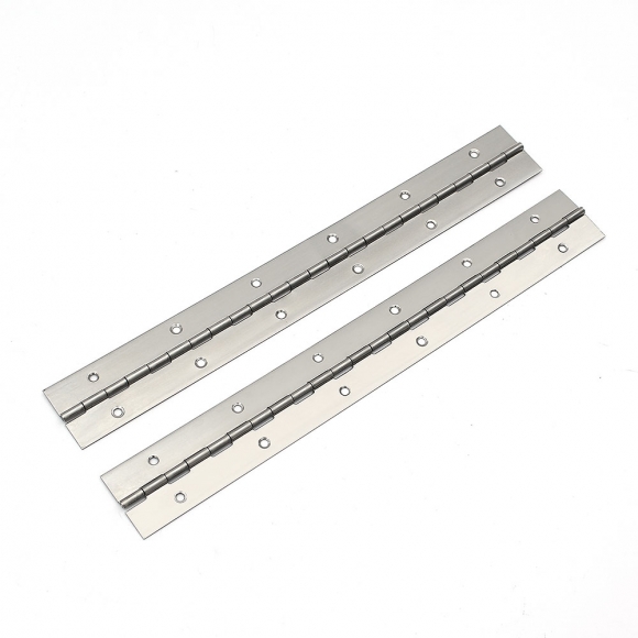 [영달철물] 300mm 피아노 경첩 2p세트(두께 1mm) (스텐+실버)