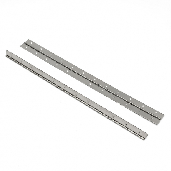 [영달철물] 600mm 피아노 경첩 2p세트(두께 1.5mm) (스텐+실버)