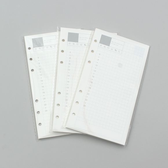 채움 6공 데일리 다이어리 속지 135매(A6)