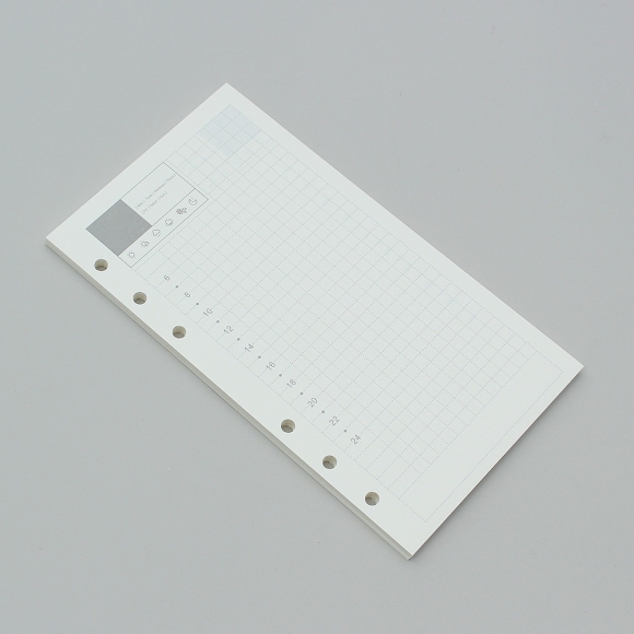 채움 6공 데일리 다이어리 속지 135매(A6)