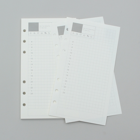 채움 6공 데일리 다이어리 속지 135매(A6)