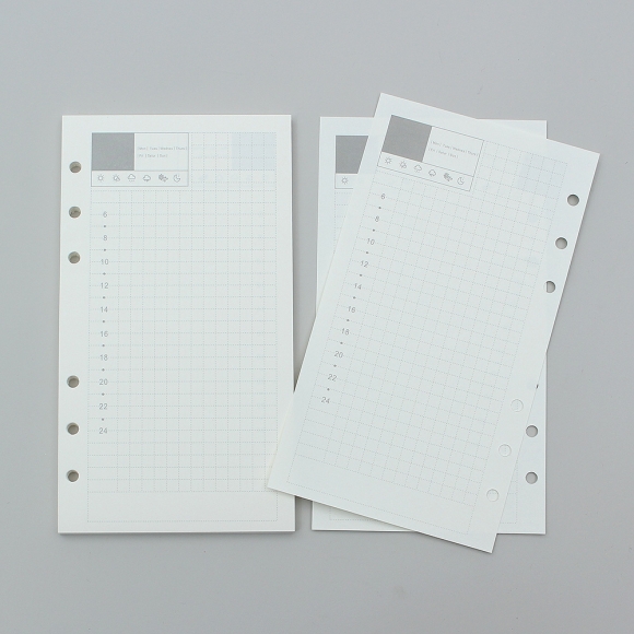 채움 6공 데일리 다이어리 속지 135매(A6)