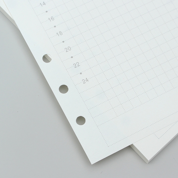 채움 6공 데일리 다이어리 속지 135매(A6)