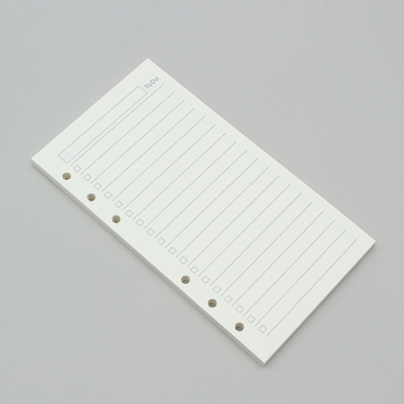 채움 6공 투두리스트 다이어리 속지 135매(A6)