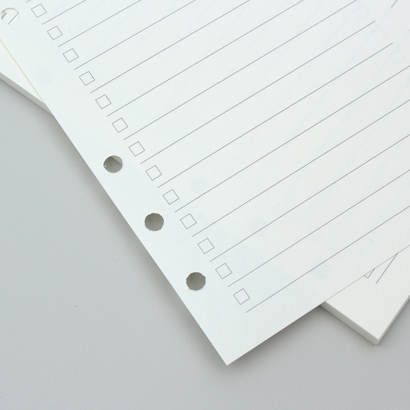 채움 6공 투두리스트 다이어리 속지 135매(A6)