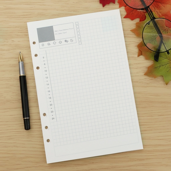 채움 6공 데일리 다이어리 속지 135매(A5)