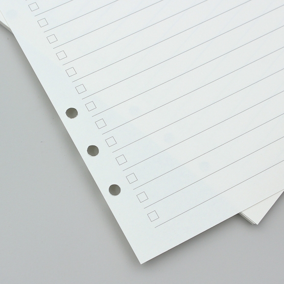 채움 6공 투두리스트 다이어리 속지 135매(A5)