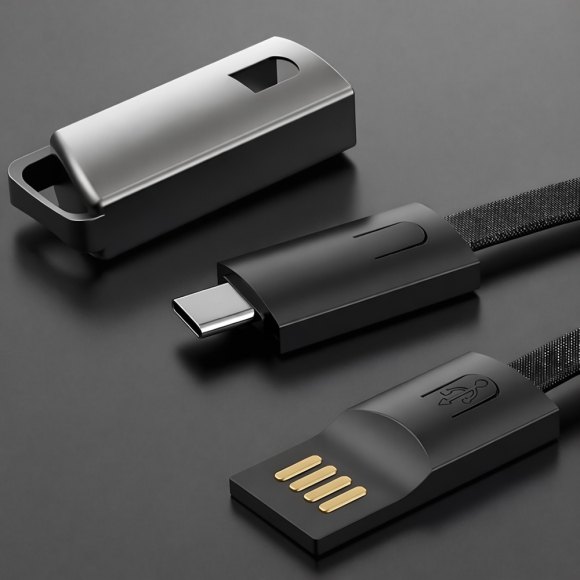 QC 30W A to C 고속충전 키링 케이블