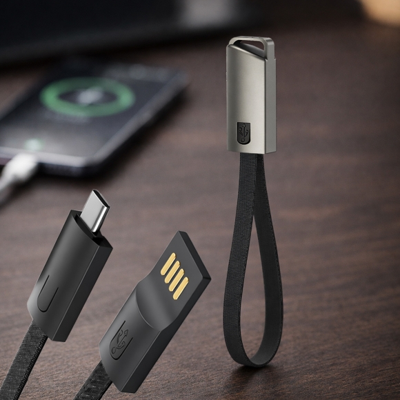 QC 30W A to C 고속충전 키링 케이블