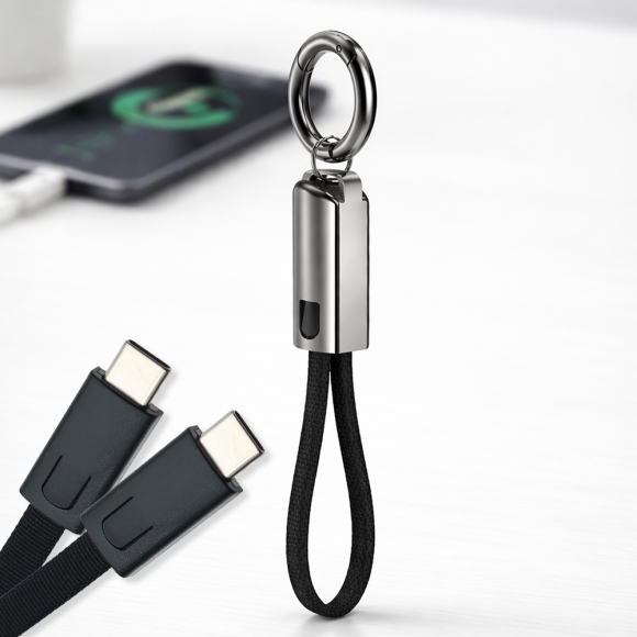 PD 60w C to C 고속충전 키링 케이블(K1)