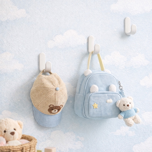 모던픽 접착식 벽걸이 후크 24p세트(화이트)