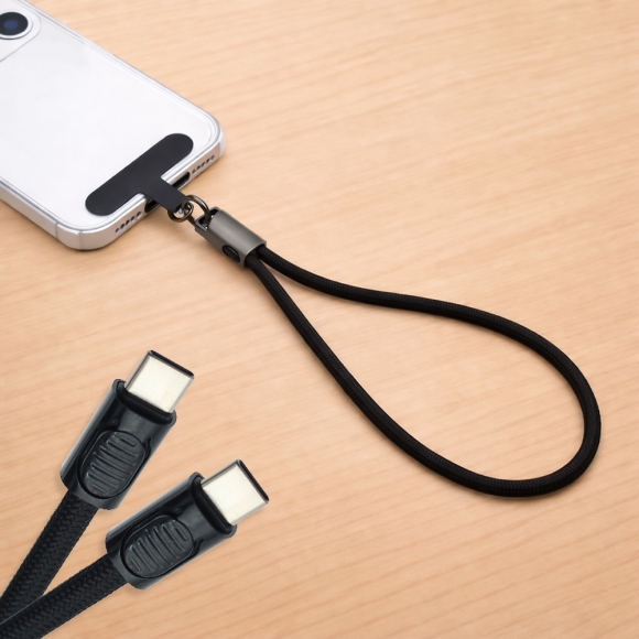 PD 60w C to C 고속충전 핸드스트랩 케이블