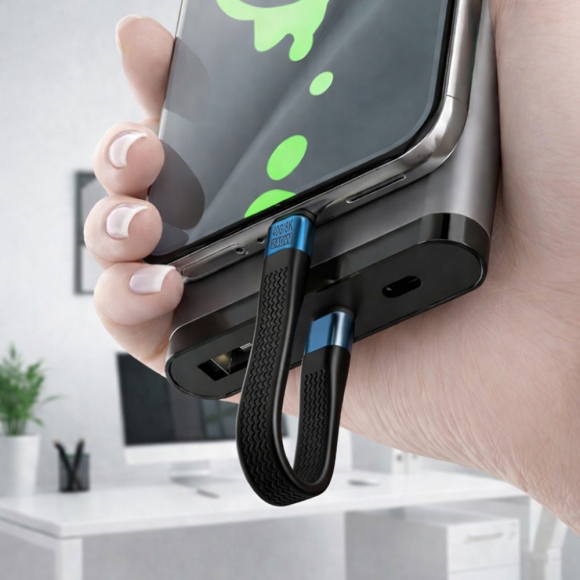 USB4 240w C to C 고속충전 키링 케이블(블랙)