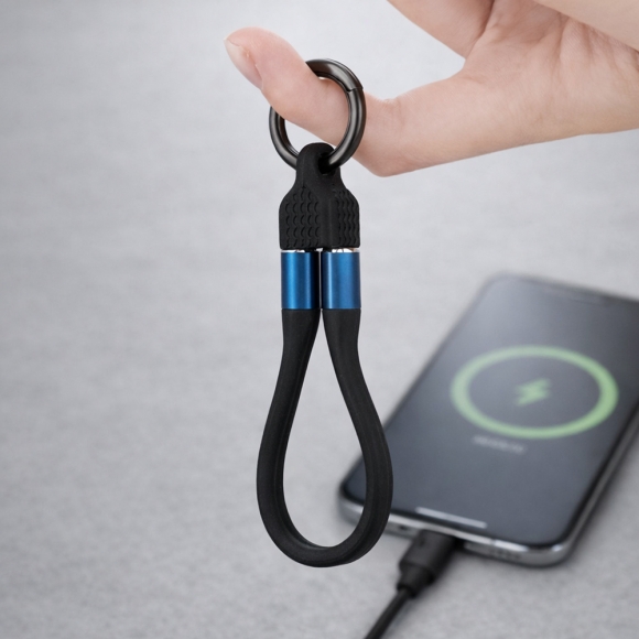 USB4 240w C to C 고속충전 키링 케이블(블랙)