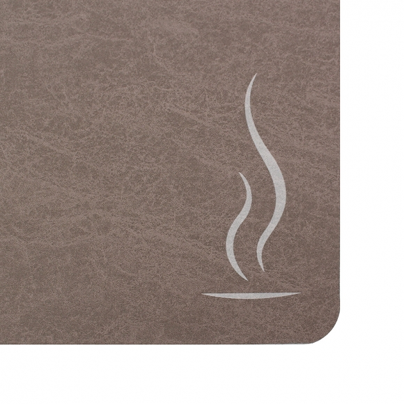 빠른건조 소프트 규조토 발매트 2종세트(라인) (브라운)