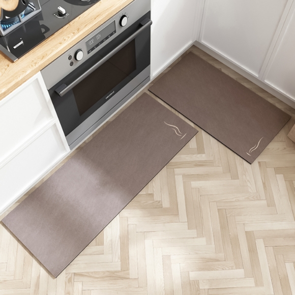 빠른건조 소프트 규조토 발매트 2종세트(라인) (브라운)