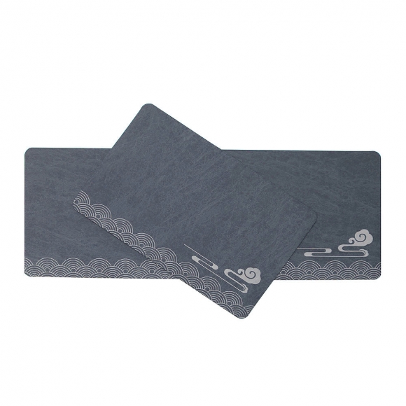 빠른건조 소프트 규조토 발매트 2종세트(구름) (다크네이비)