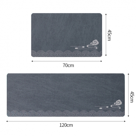 빠른건조 소프트 규조토 발매트 2종세트(구름) (다크네이비)