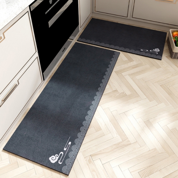 빠른건조 소프트 규조토 발매트 2종세트(구름) (다크네이비)