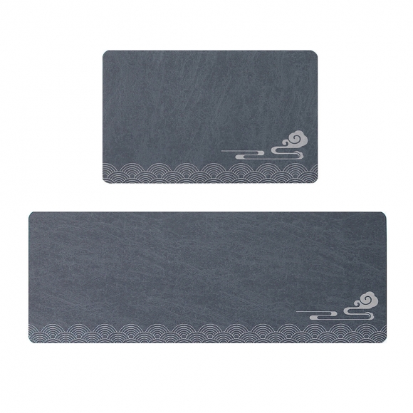 빠른건조 소프트 규조토 발매트 2종세트(구름) (다크네이비)