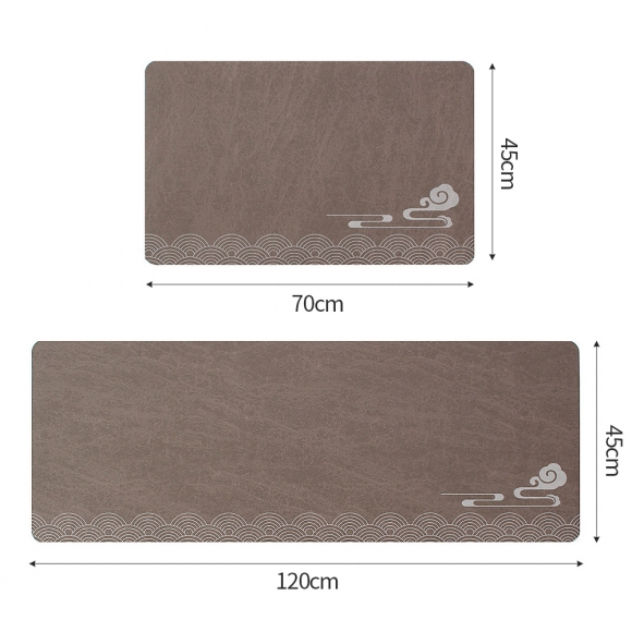 빠른건조 소프트 규조토 발매트 2종세트(구름) (브라운)