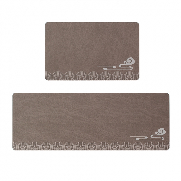 빠른건조 소프트 규조토 발매트 2종세트(구름) (브라운)