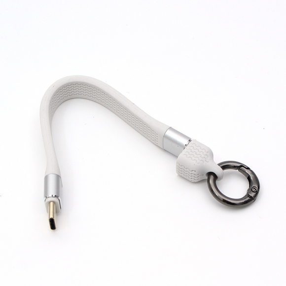 USB4 240w C to C 고속충전 키링 케이블(화이트)