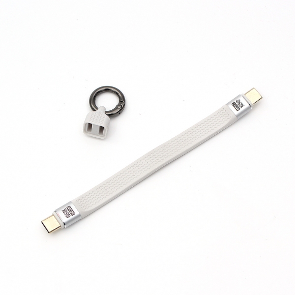 USB4 240w C to C 고속충전 키링 케이블(화이트)