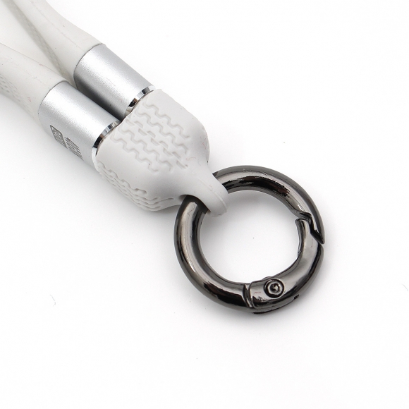 USB4 240w C to C 고속충전 키링 케이블(화이트)