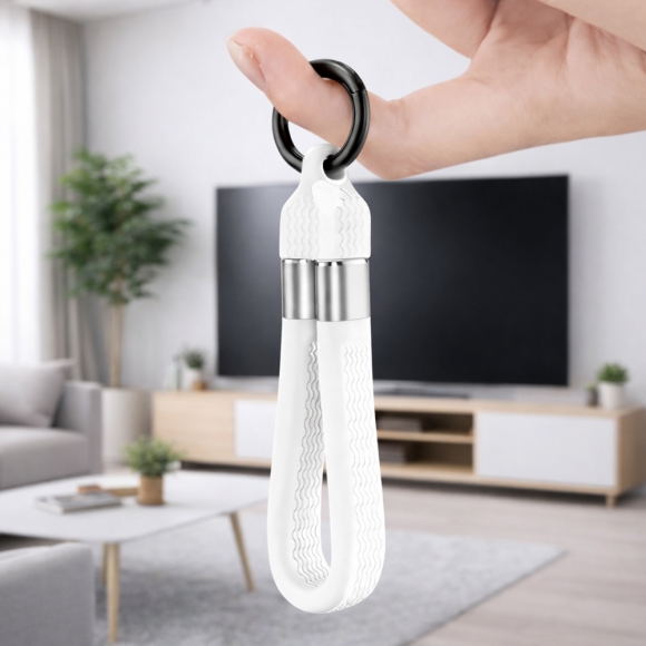 USB4 240w C to C 고속충전 키링 케이블(화이트)