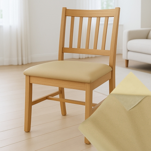 데코핏 인조 가죽 시트지(베이지)