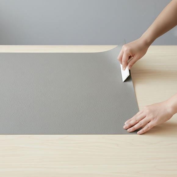 데코핏 인조 가죽 시트지(그레이)