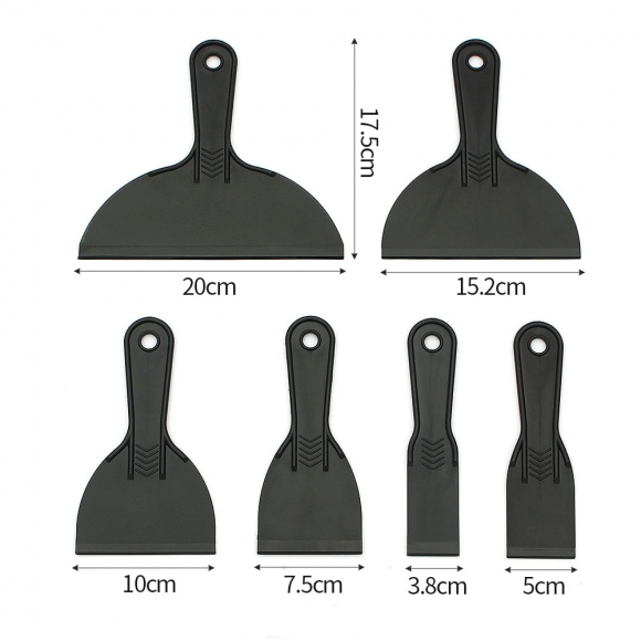 쓱싹 플라스틱 헤라 6종 세트(블랙)