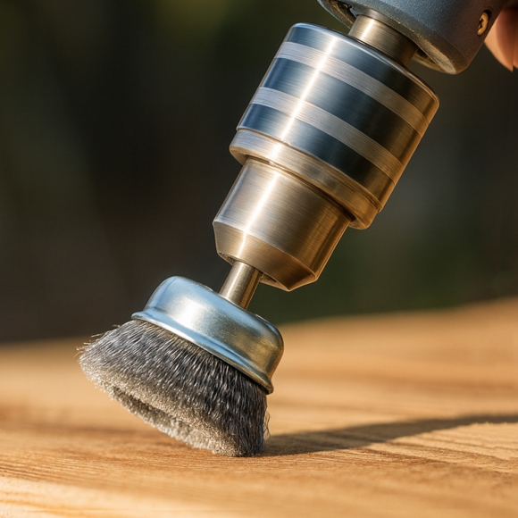 전동드릴용 와이어 브러쉬 6종세트(라운드 생크) (D타입)