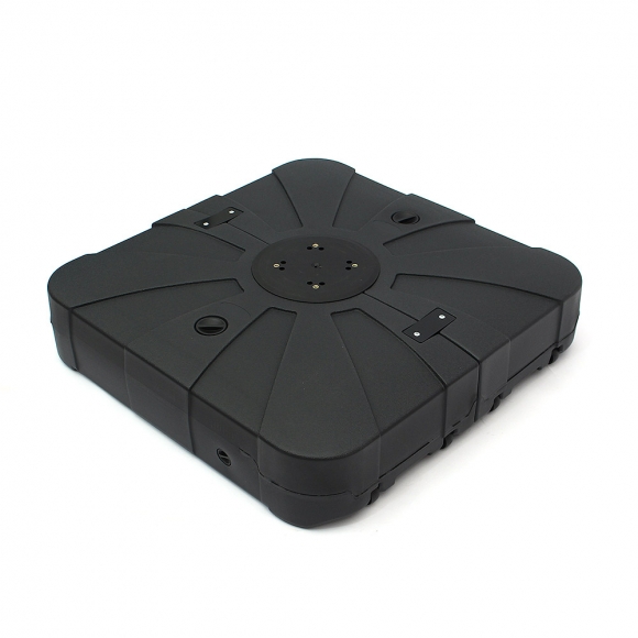 쏠브리즈 태양광 LED 대형 파라솔(300cm) (와인)