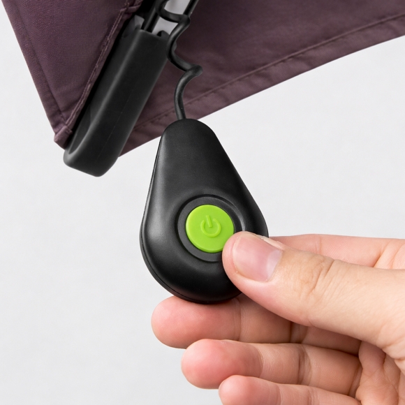 쏠브리즈 태양광 LED 대형 파라솔(300cm) (와인)