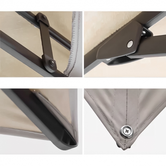 쏠브리즈 대형 파라솔(250cm) (베이지)