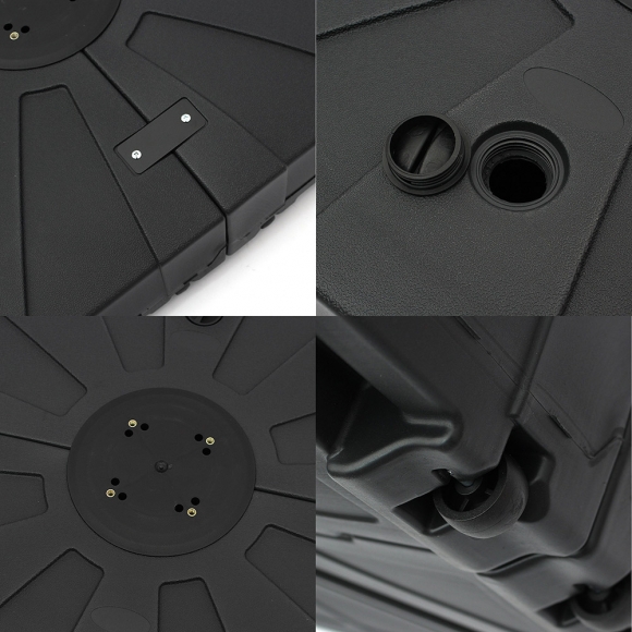 쏠브리즈 대형 파라솔(300cm) (와인)