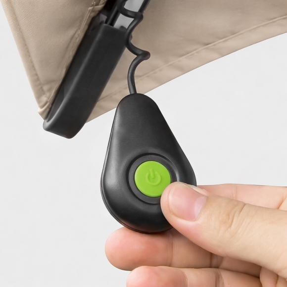 쏠브리즈 태양광 LED 대형 파라솔(300cm) (베이지)