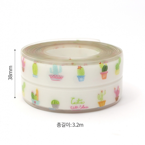 틈새지킴이 패턴 방수테이프(선인장)