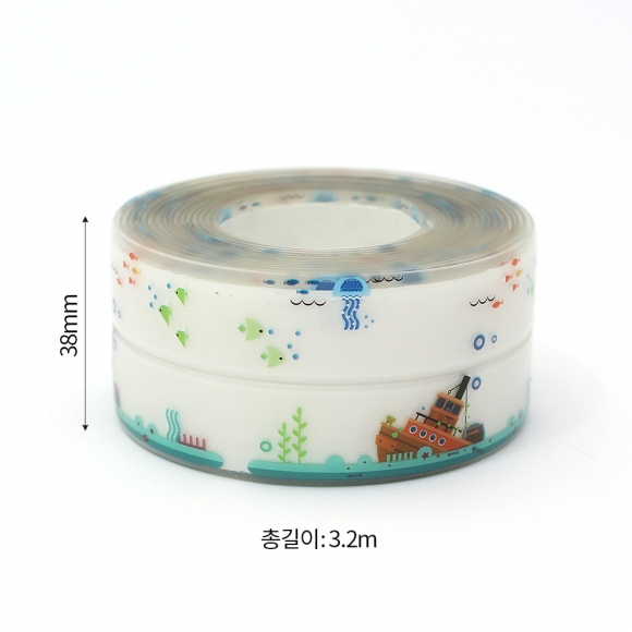 틈새지킴이 패턴 방수테이프(물고기)