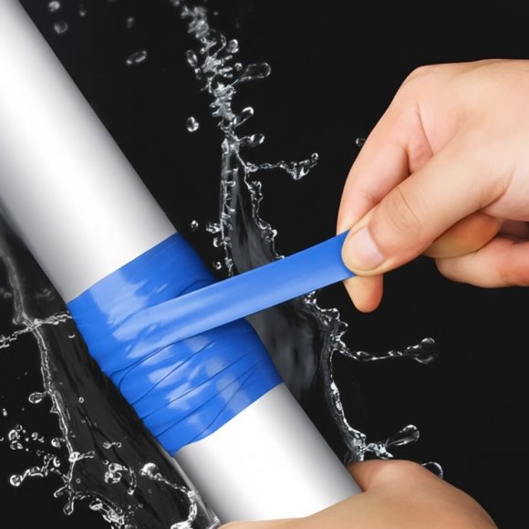 3m 자기융착 실리콘 테이프(블루) 