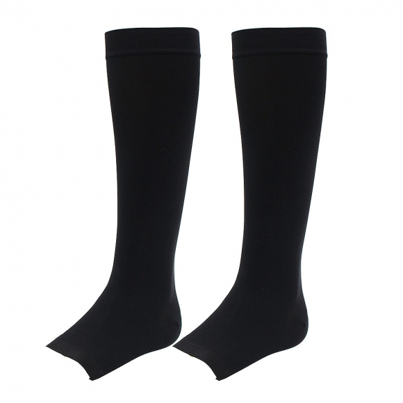 서포팅 오픈토 종아리 압박밴드(S) (블랙)