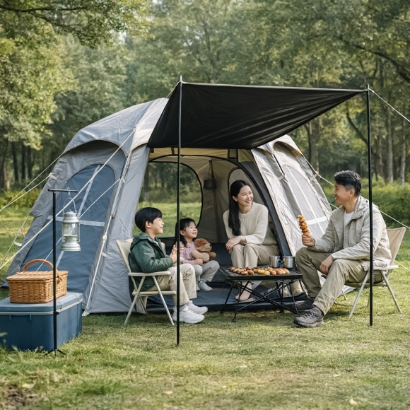 5~6인용 헥사온 원터치 텐트