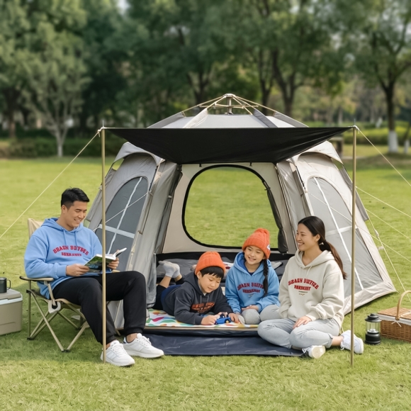 5~6인용 헥사온 원터치 텐트