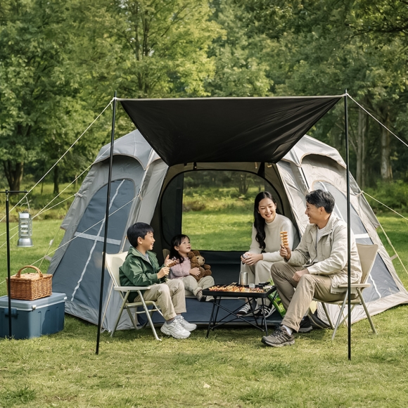5~6인용 헥사온 원터치 텐트