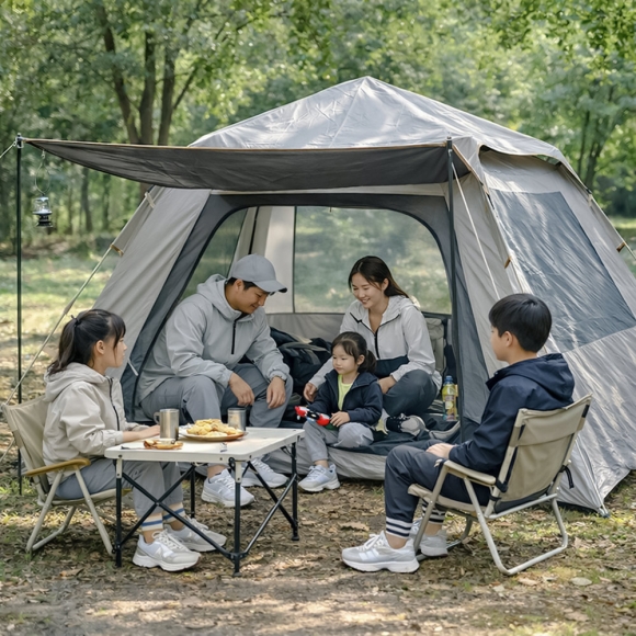 5~6인용 캠프필드 원터치 텐트