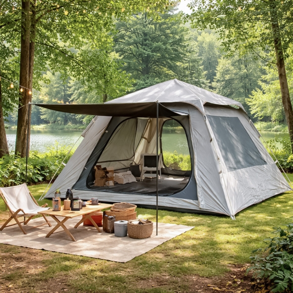 5~6인용 캠프필드 원터치 텐트