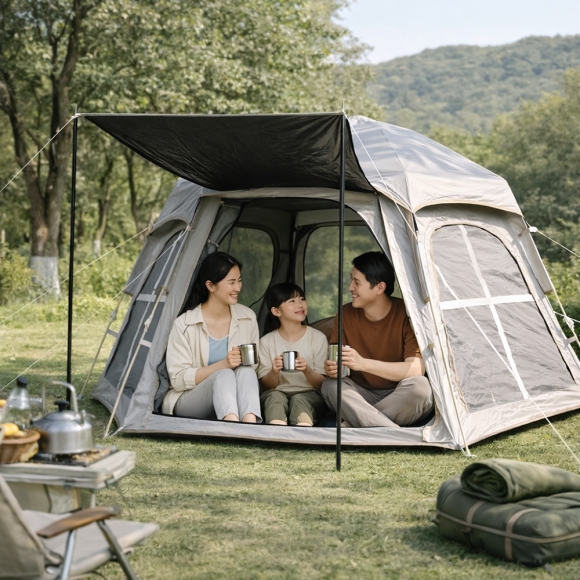 3~4인용 헥사온 원터치 텐트