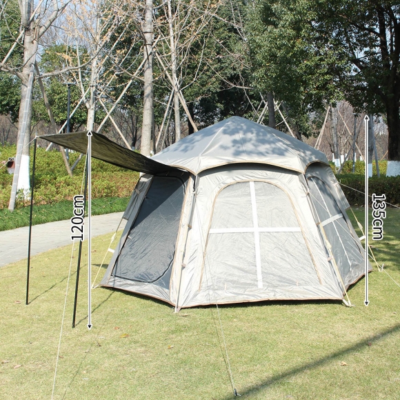 3~4인용 헥사온 원터치 텐트